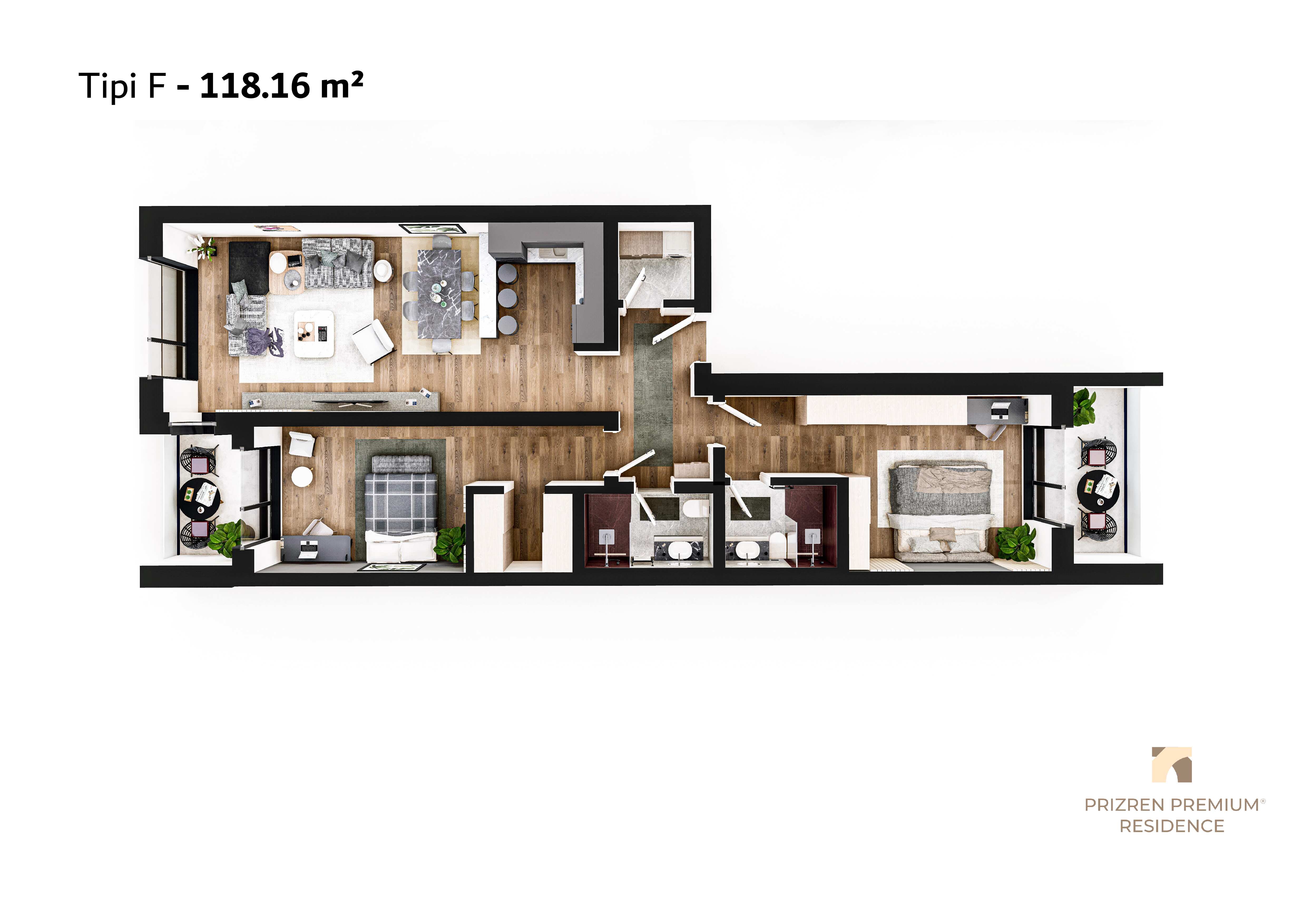 Prizren Premium Residence - Lamela1 Tipi F